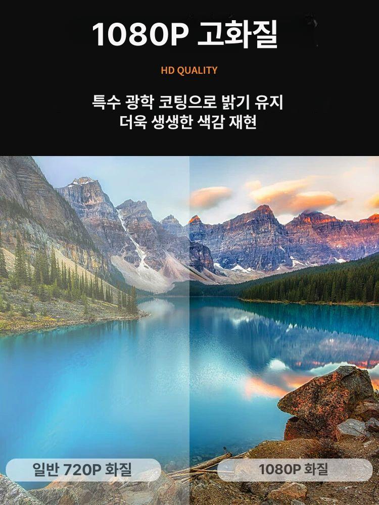 대형빔스크린 빔프로젝트 천 캔버스 스크린 영화 빅사이즈 150inch 4 3 수납백 포함+줄 광학 화이트 소프트 블랙 배경 불투명 - 상세 이미지 3