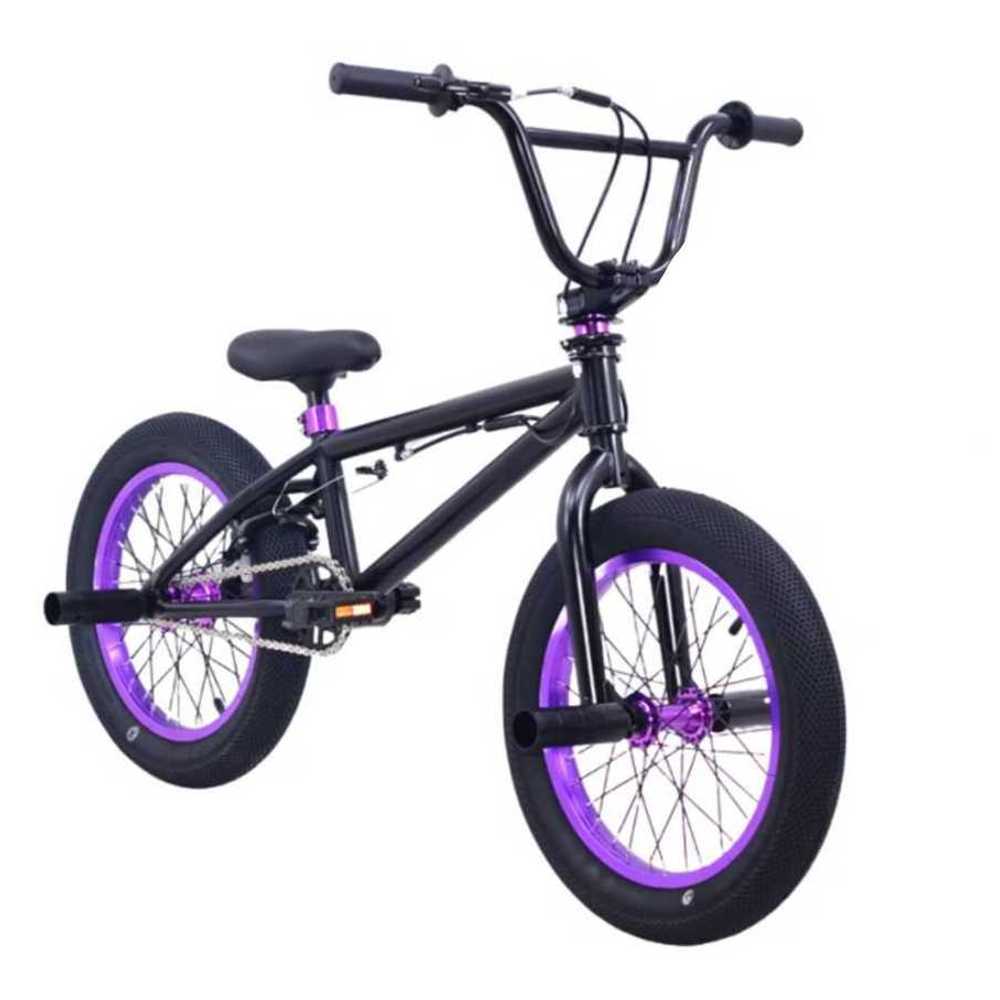 BMX 자전거 비엠엑스 회전 스포츠 브레이크 16인치 블랙 - 상품 이미지
