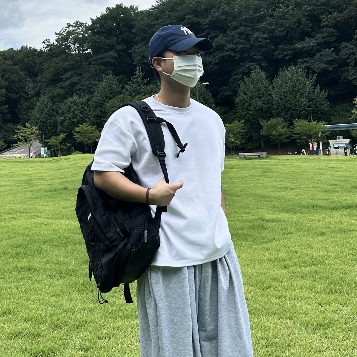 쿨티셔츠 흰색반팔티 무지반팔티셔츠면티흰색검정 - 상세 이미지 4