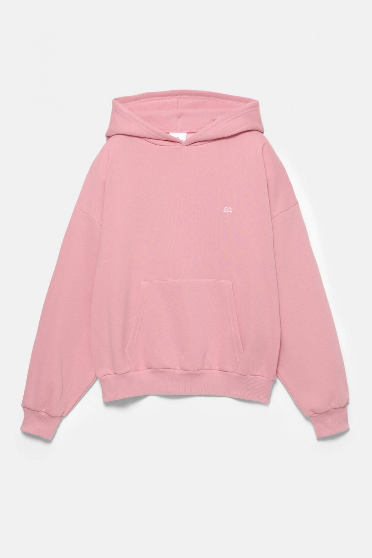 풀앤베어 로고 그래픽 핑크 스트리트 루즈핏 후드티 7560/408 MEDIUM PINK - 메인 이미지
