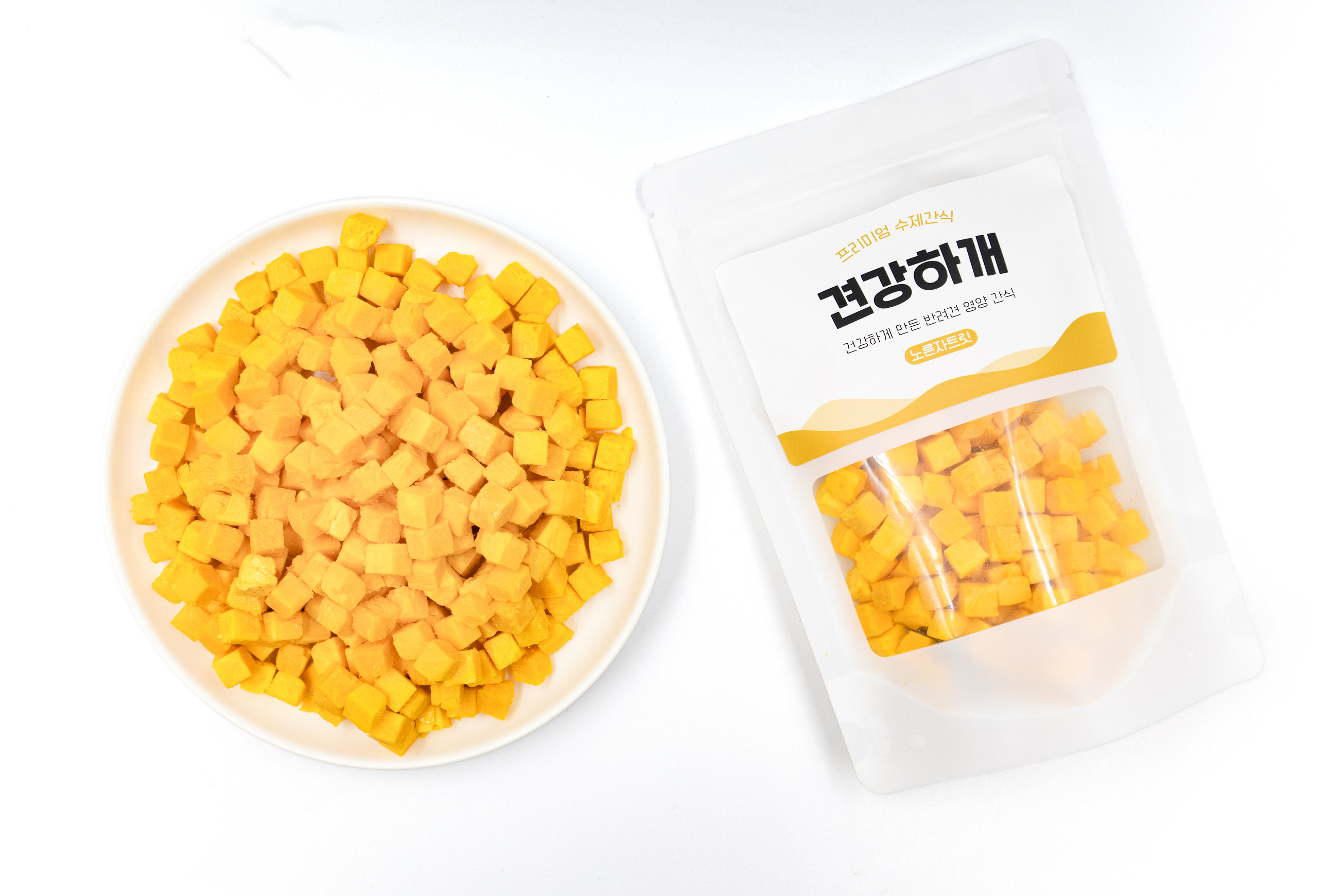 강아지 동결건조 수제간식 노른자 트릿 100g - 상품 이미지