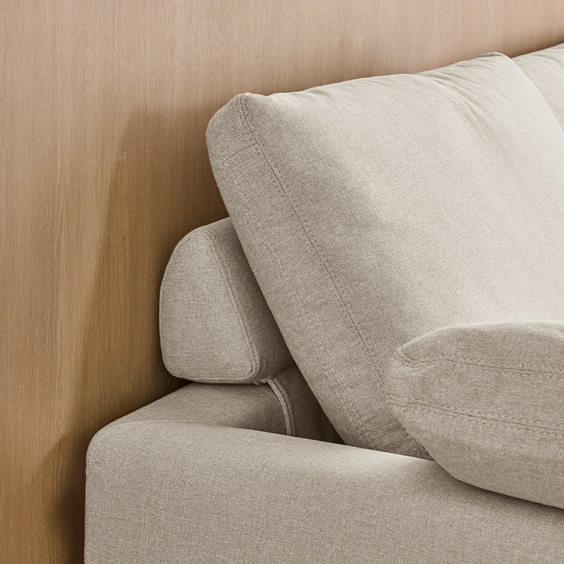 까사미아 캄포 구스30 헤드쿠션 아이보리