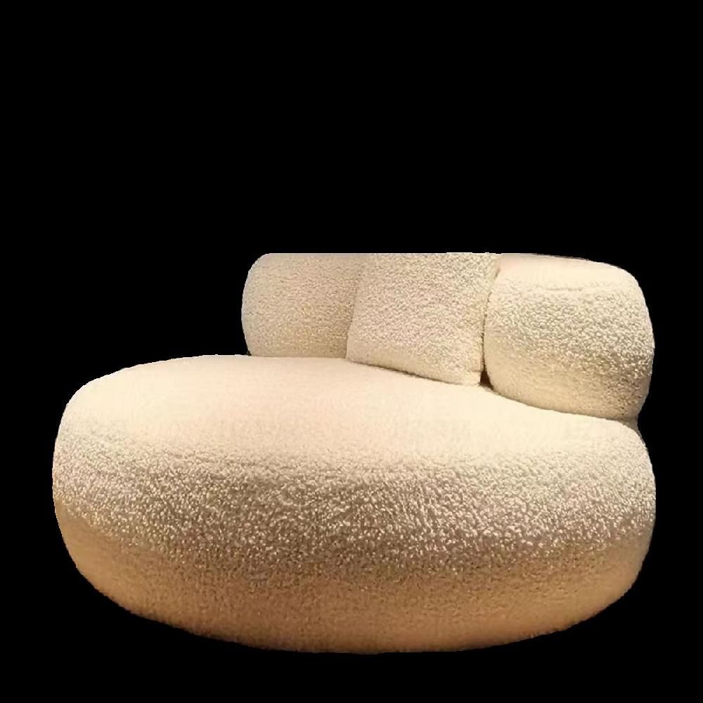 조약돌소파 편한1인용쇼파 구름쇼파 원룸쇼파 라운지 원룸 구름 80x66cm 검정 - 상품 이미지