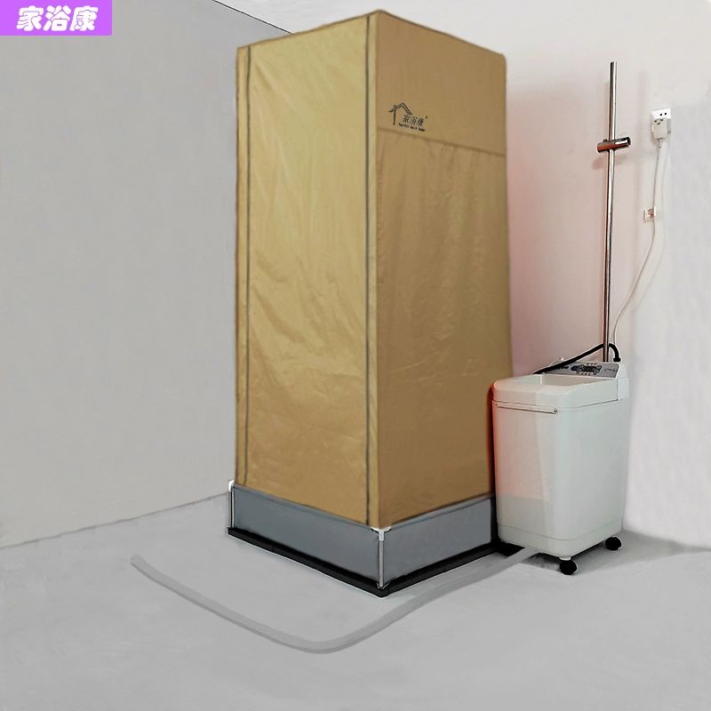 이동식 샤워 부스 간이 샤워실 캠핑장 샤워장 길이 85 높이 85 190CM 1 - 상세 이미지 3