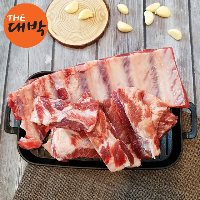 돼지 등갈비 1kg 쪽갈비 로인립