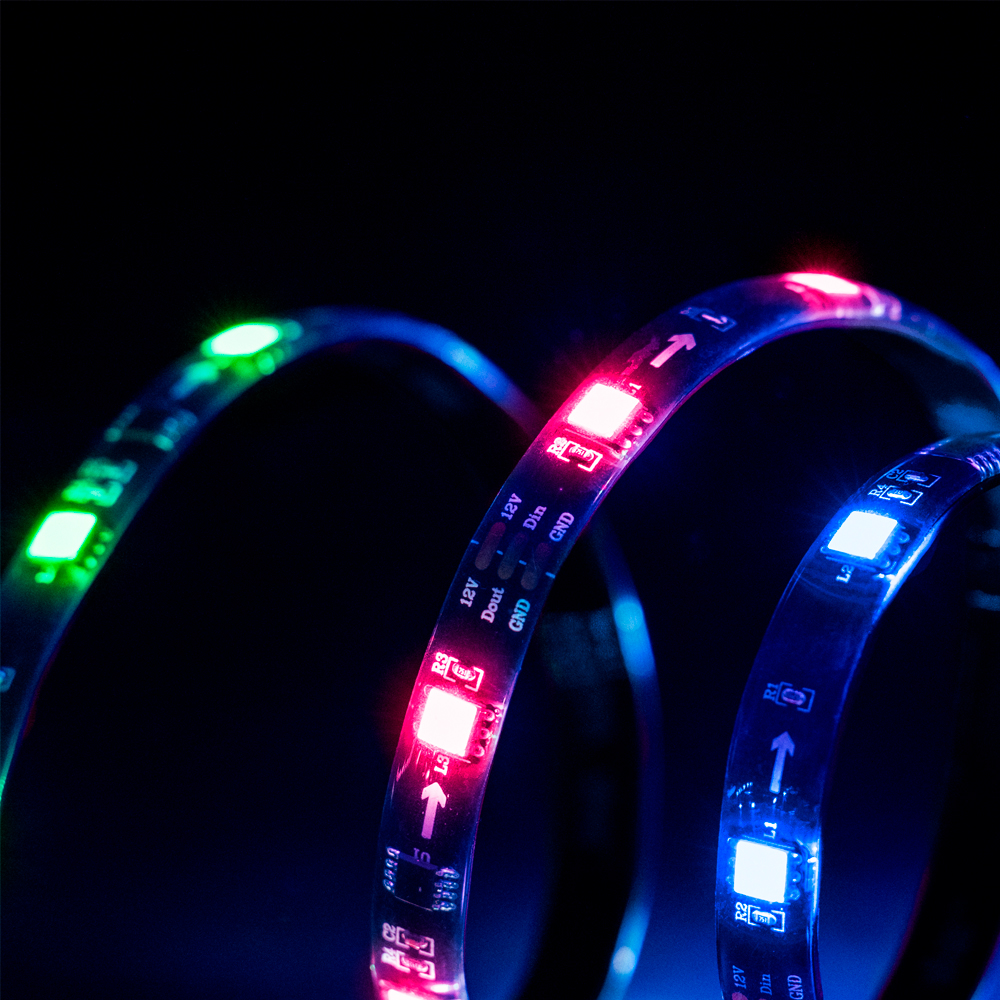 필립스 위즈 TV용 LED 라이트스트립 줄조명 간접조명 싱크박스 55-65 139cm x 컬러