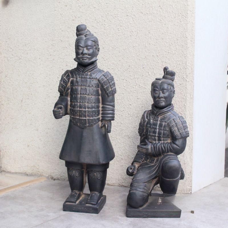 대형 병마용 조형물 장군 병사 모형 빈티지 장식품 40 cm일반 - 상세 이미지 4