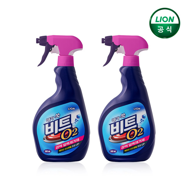 비트 O2 강력 얼룩 제거제 500mlx2개 제품 이미지
