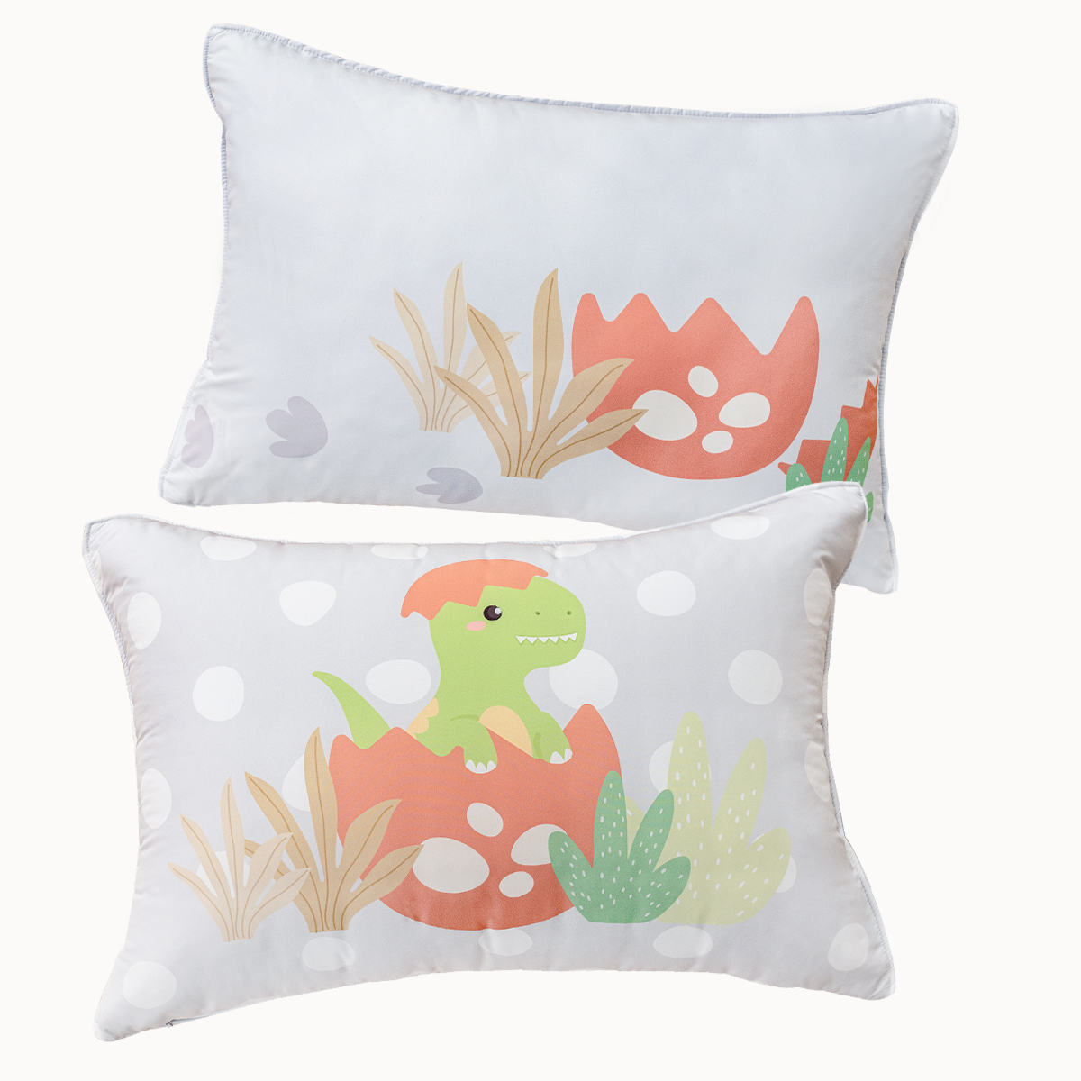 알러지케어 캐릭터 누빔 키즈베개커버 Summer 디노파크 (공룡), 40x60cm