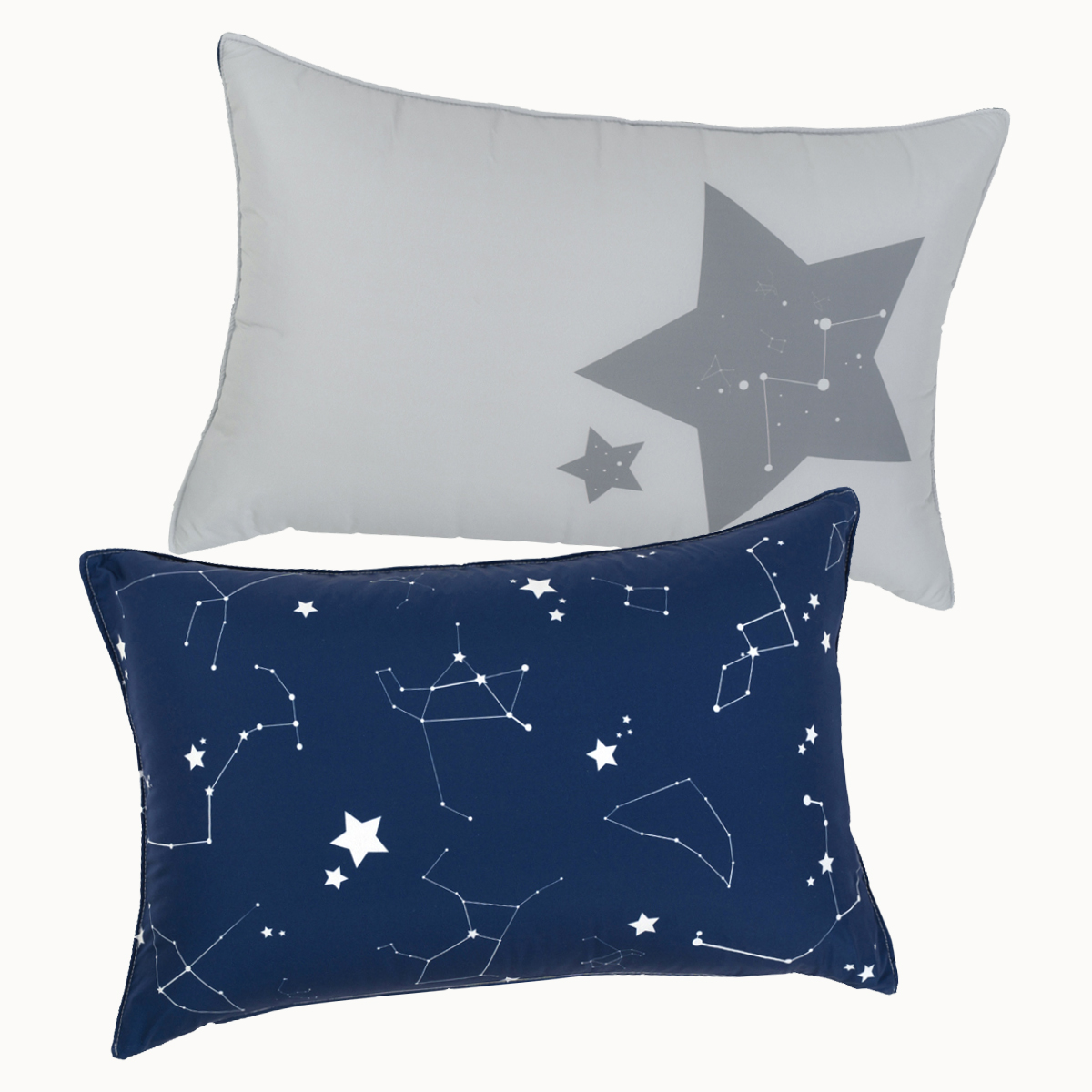 [단독특가] 알러지케어 캐릭터 누빔 키즈베개커버 All Season 스타블 (별우주), 40x60cm