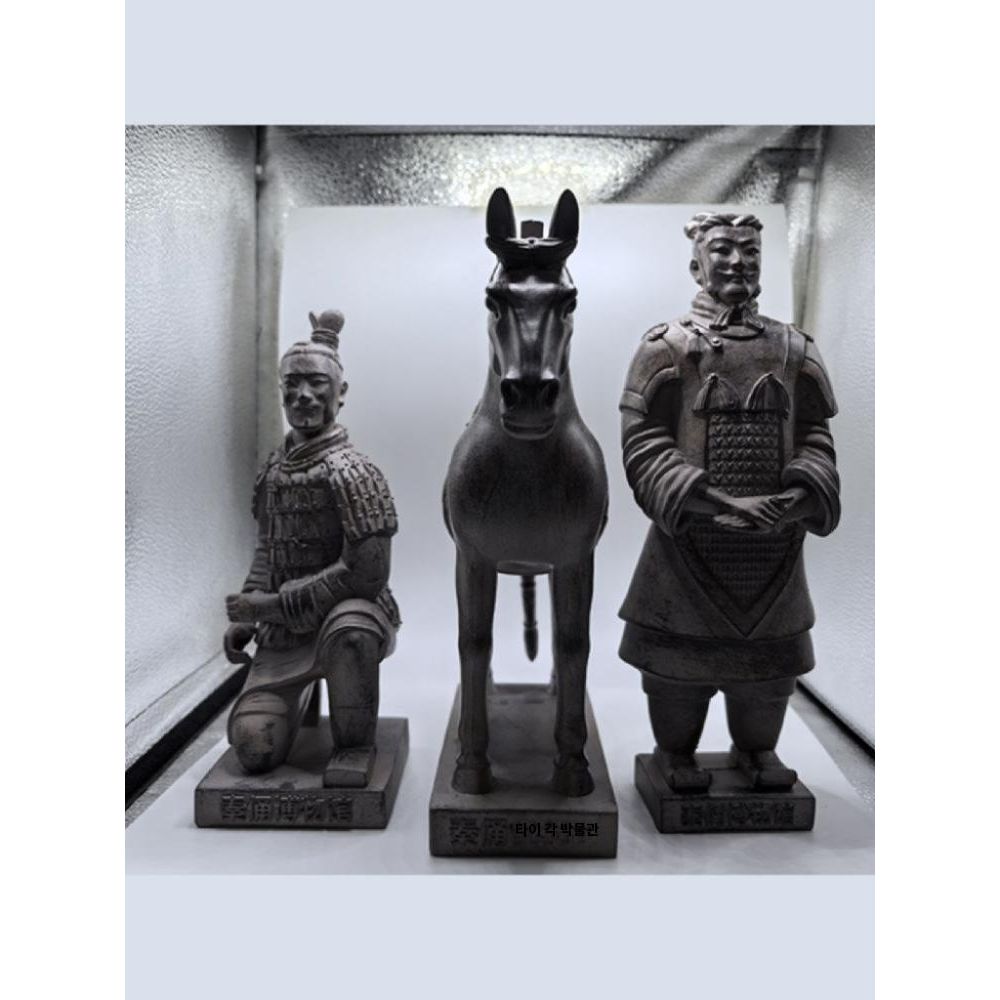 병마용 피규어 전사 말 병사 병마 모형 장식 소품 29cm 병사 - 상품 이미지