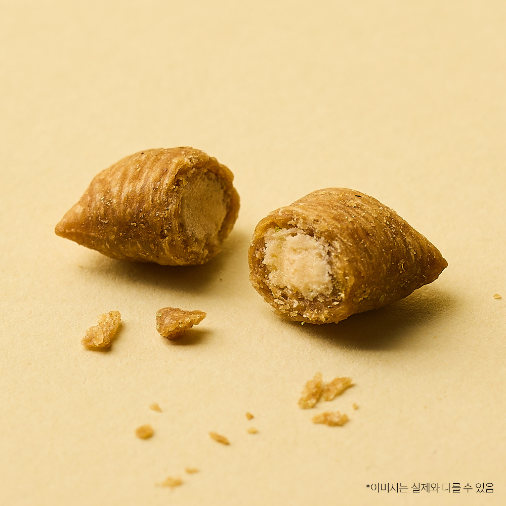 3651 크리미크런치 고양이 간식 이빨과자 겉바속촉 스낵 닭고기+연어, 300g, 2개