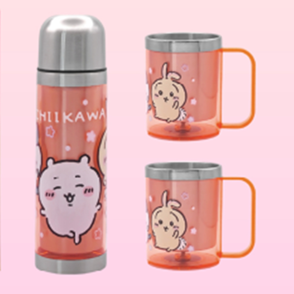2종 500ml 냉온텀블러 진공 워터보틀 머그텀블러 선물세트 분홍 - 상품 이미지