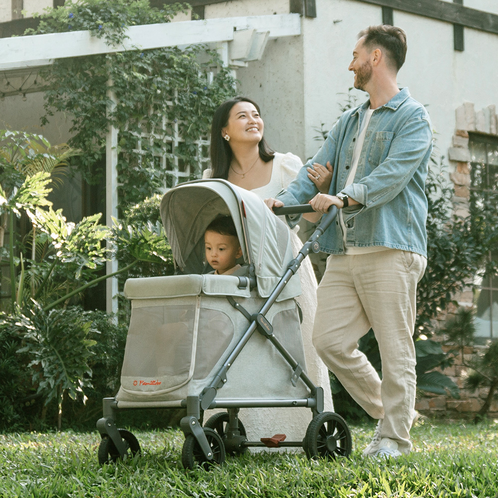 유아 웨건 아기 유모차 신생아 접이식 왜건 Familidoo Q1 [패밀리두]