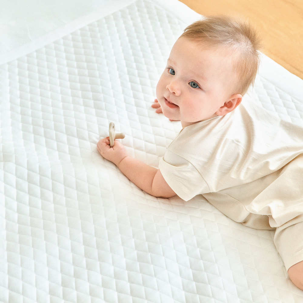 말랑하니 아기 냉감 방수패드 신생아 쿨매트 태열 라지