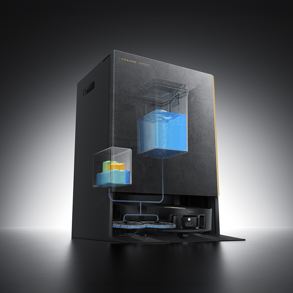 [시크릿 특가]드리미 매트릭스10 울트라 (블랙) 물걸레 자동교체 로봇청소기+바닥 클리너 1L 증정