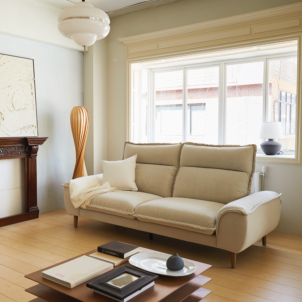 알로소 레지나 3인소파 패브릭소파 (노르딕패브릭)