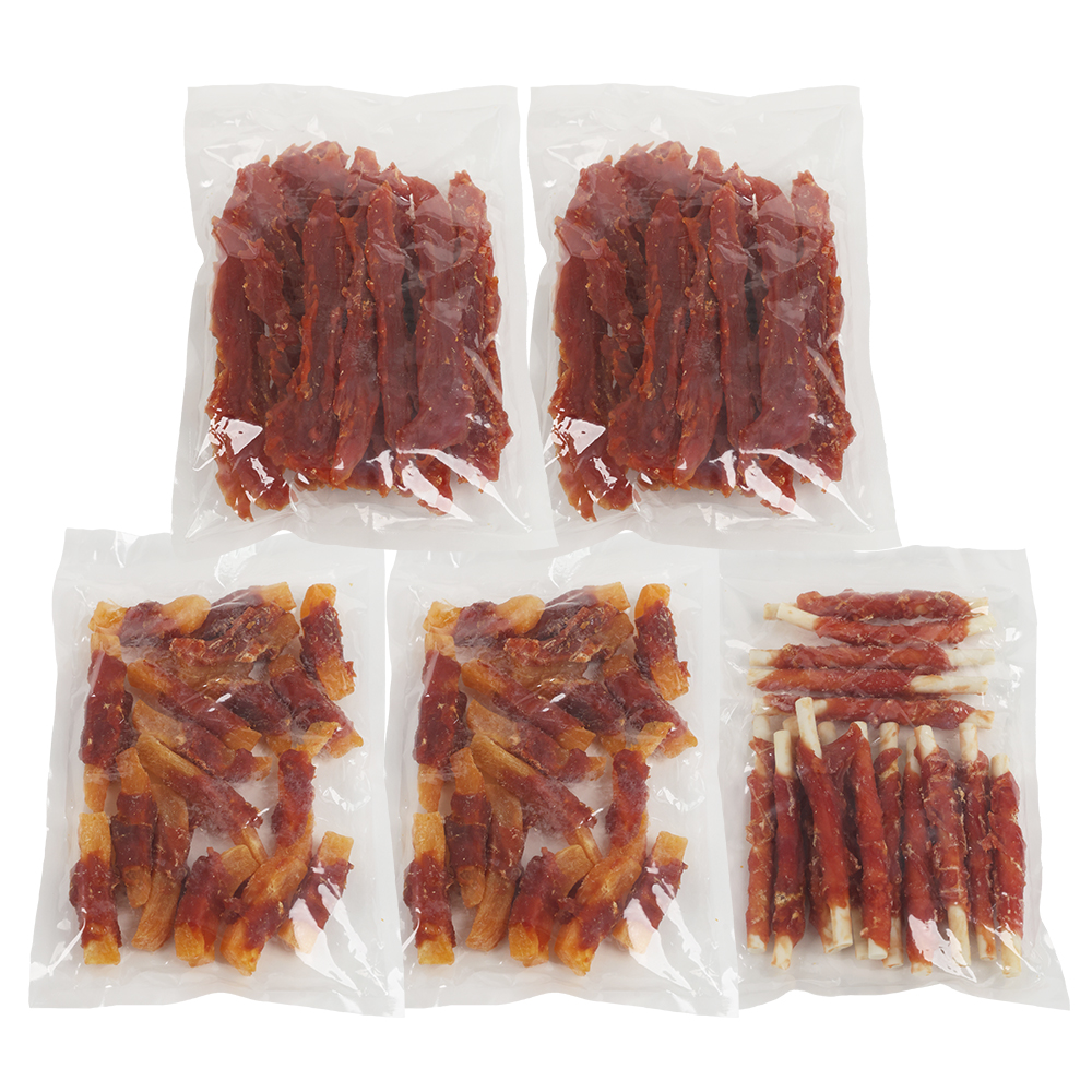 [유통기한 26.04.27] 펫토리아 뚝딱뚝딱 강아지 간식 대용량 콤보팩 오리고기, 1kg, 1개 - 상세 이미지 4