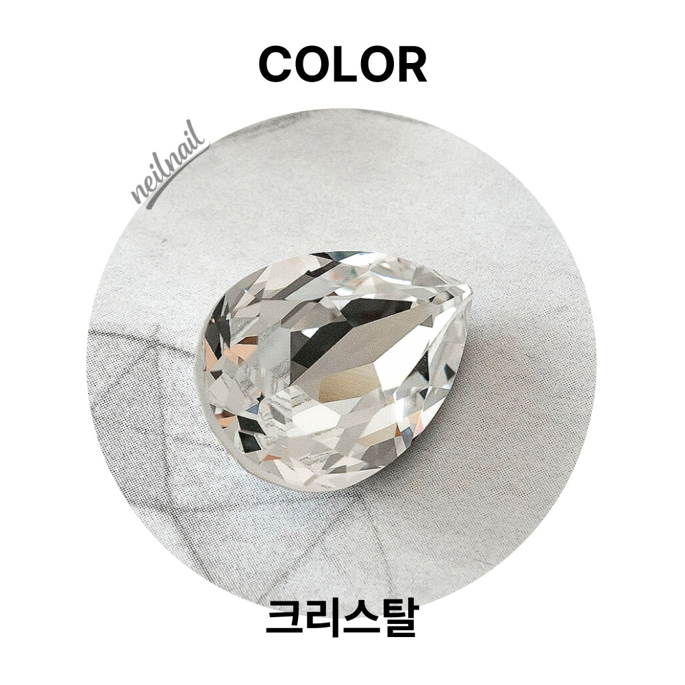 스와로브스키 4320 이그나이트 크리스탈 브이컷 10mm 젤 셀프 네일아트 팬시 스톤 - 상세 이미지 5