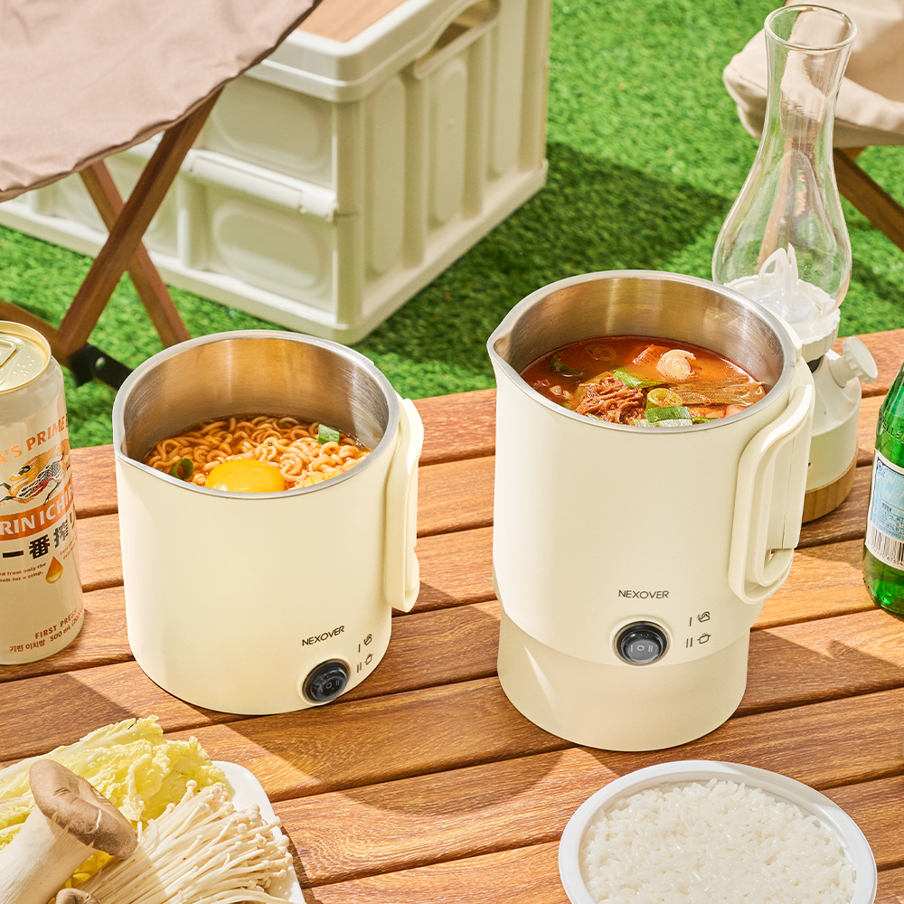 넥소버 여행용 캠핑용 전기 포트 주전자 NXK-T10