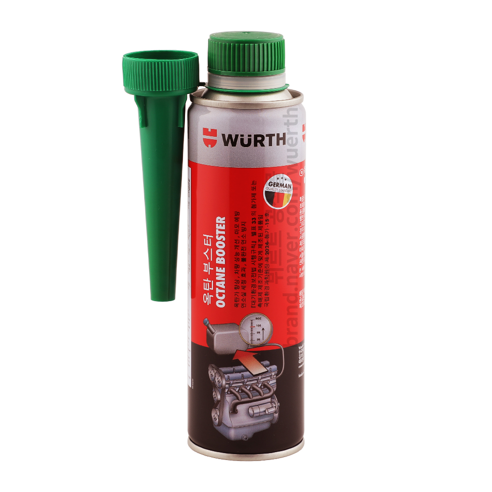 [공식몰] WURTH 뷔르트 신제품 옥탄부스터 휘발유 가솔린 연료첨가제 300ml, 4개 - 상세 이미지 2
