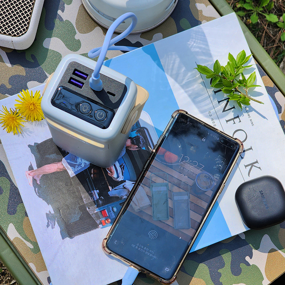 로모스 PMT40 초고속충전 대용량 보조배터리 65W 40000mAh, 실버 - 상세 이미지 2