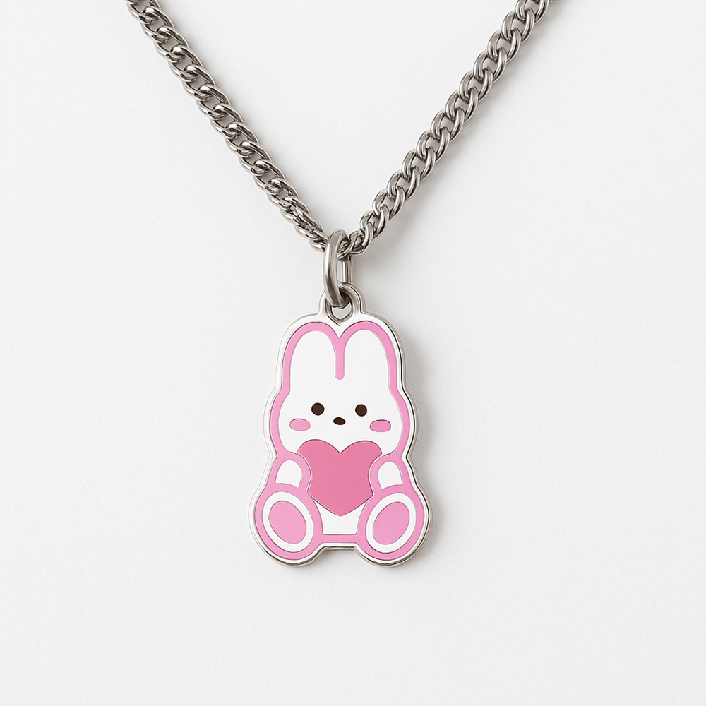 하고미 하토미 써지컬 미아방지 목걸이 아기 유아 어린이 곰 토끼