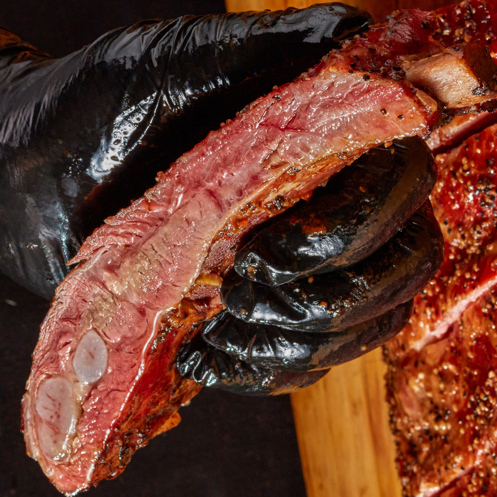 [스모커리] 텍사스바베큐 폭립 스페어립 520g 1팩 + 시그니처소스 80G 1팩