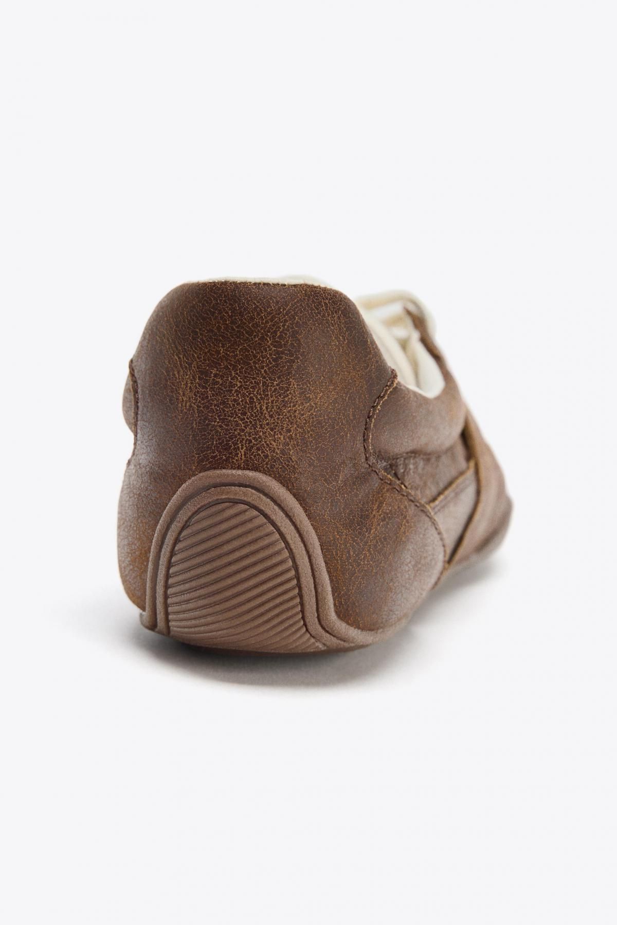 자라 레트로 스웨이드 트레이닝 스니커즈 5233/610 BROWN - 상세 이미지 5