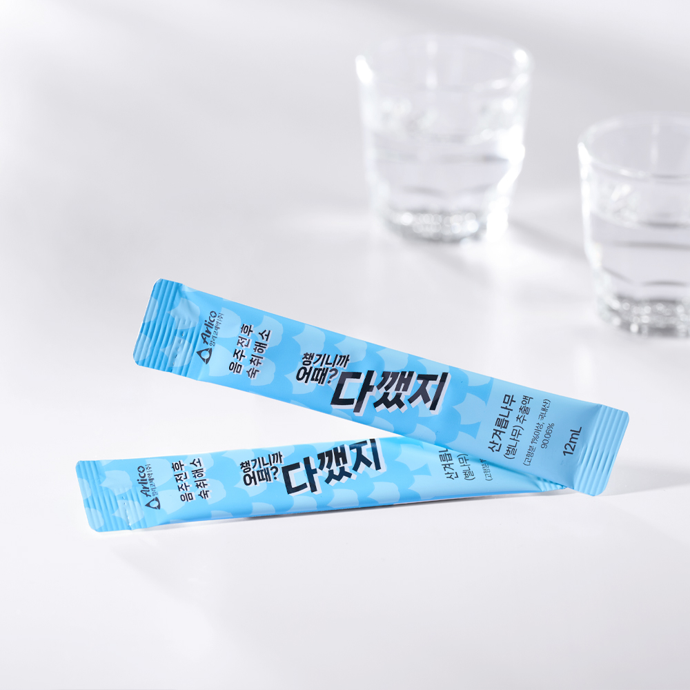 숙취해소제 다깼지 12ml X10P 국내산 벌나무추출물90.06% 음주전후 - 상세 이미지 2