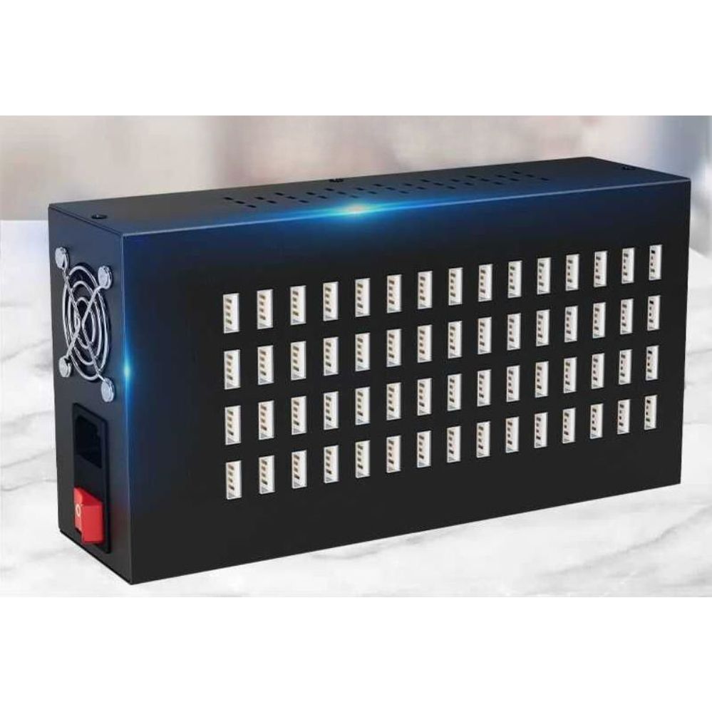 멀티 USB 고속 충전 허브 대용량 사무실 피씨방 업소용 어댑터 분배기 2열 200W 2A - 상세 이미지 5