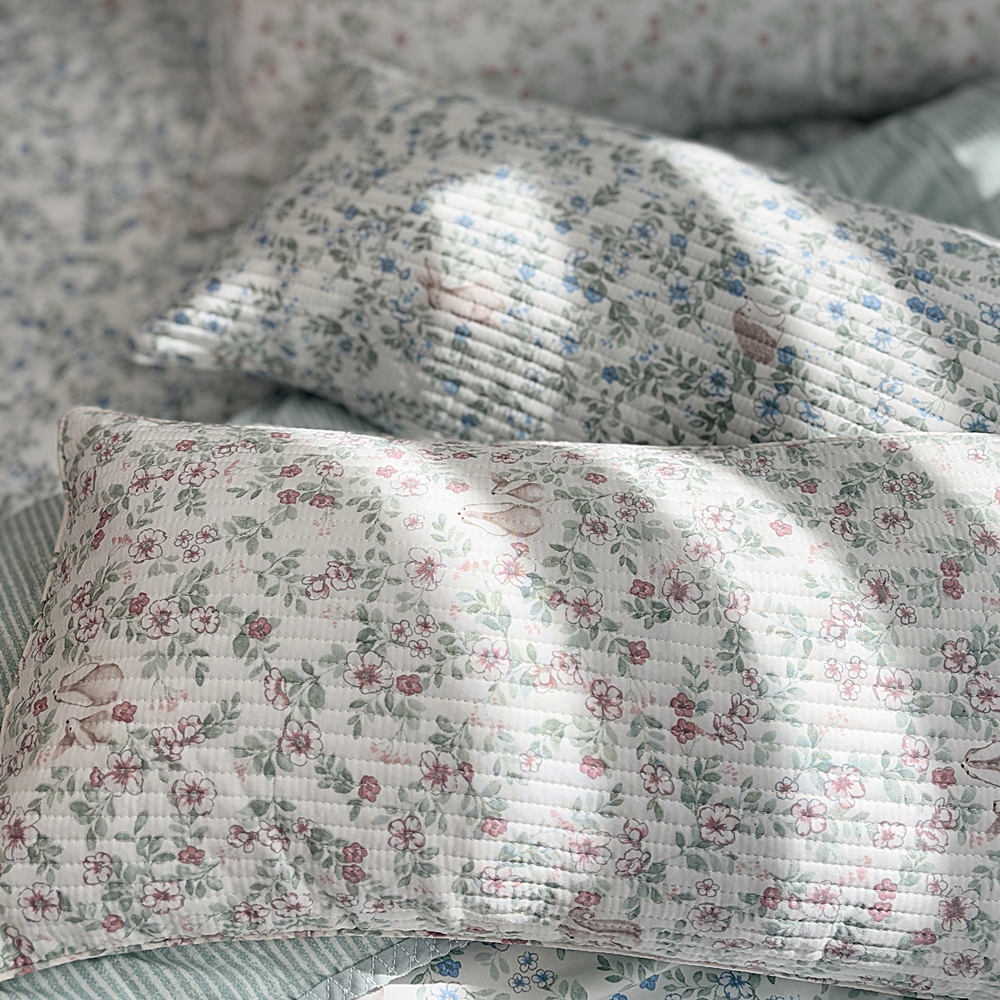 나라데코 모달 메밀베개 플라워 낮은 경추 베개 거북목 일자목