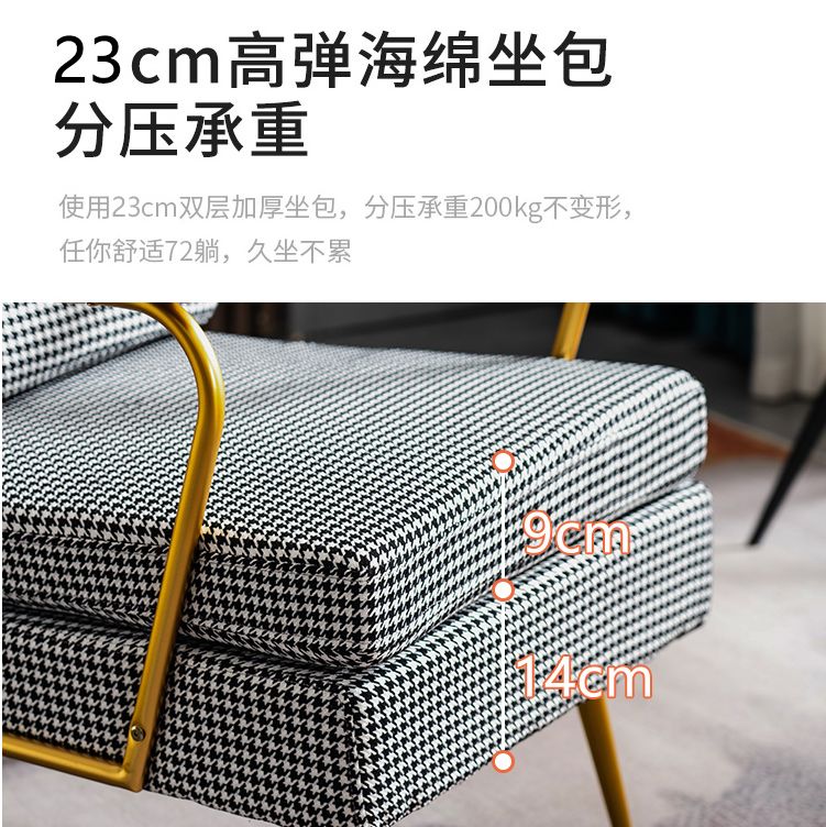 벨벳 안락의자 면 엔틱 가죽 안락 암체어 벨벳의자 - 상세 이미지 5