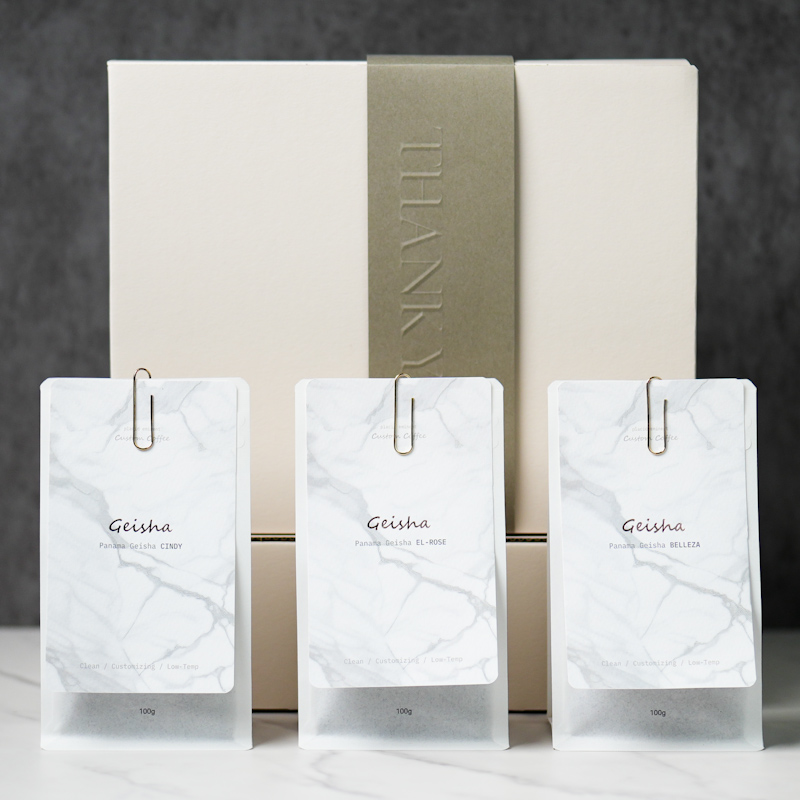 파나마 에스메랄다 게이샤 스페셜티 커피 원두 3종 선물 세트 홀빈