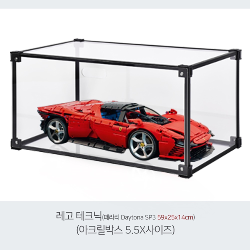 아크릴 피규어장식장 케이스 레고 건담 보관함 진열장 투명 - 상세 이미지 4