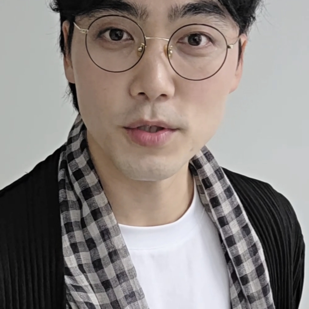 바닐라커스타드 남녀공용 VSF55 린넨 100% 롱 깅엄 체크 스카프 - 상세 이미지 3