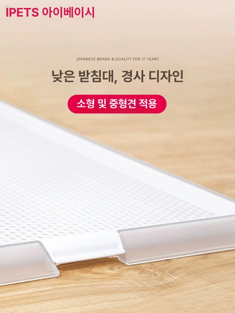 대형견 배변판 초대형 중형견 메쉬 사이즈 투명 애견 S 사이즈 투명형+기저귀 72장 - 상세 이미지 3