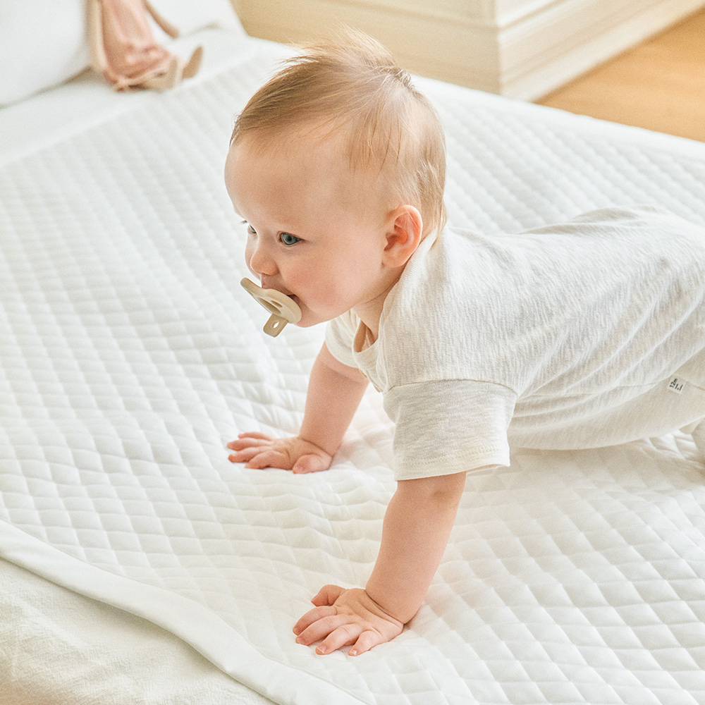 말랑하니 아기 냉감 방수패드 신생아 쿨매트 태열 라지