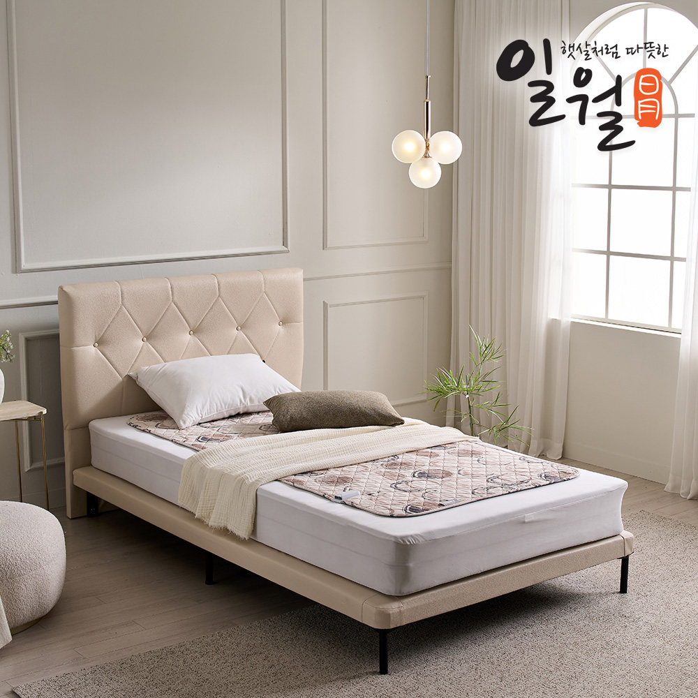 26년형 일월 전기매트 시그니처 미드센츄리 초절전형 워셔블 카본 탄소매트 전기장판 싱글