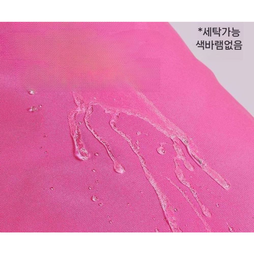 야외 방수 빈백 루프탑 해변 쿠션 쇼파 1인용 캠핑 카페 좌식 대형 안락 오렌지 - 상세 이미지 5