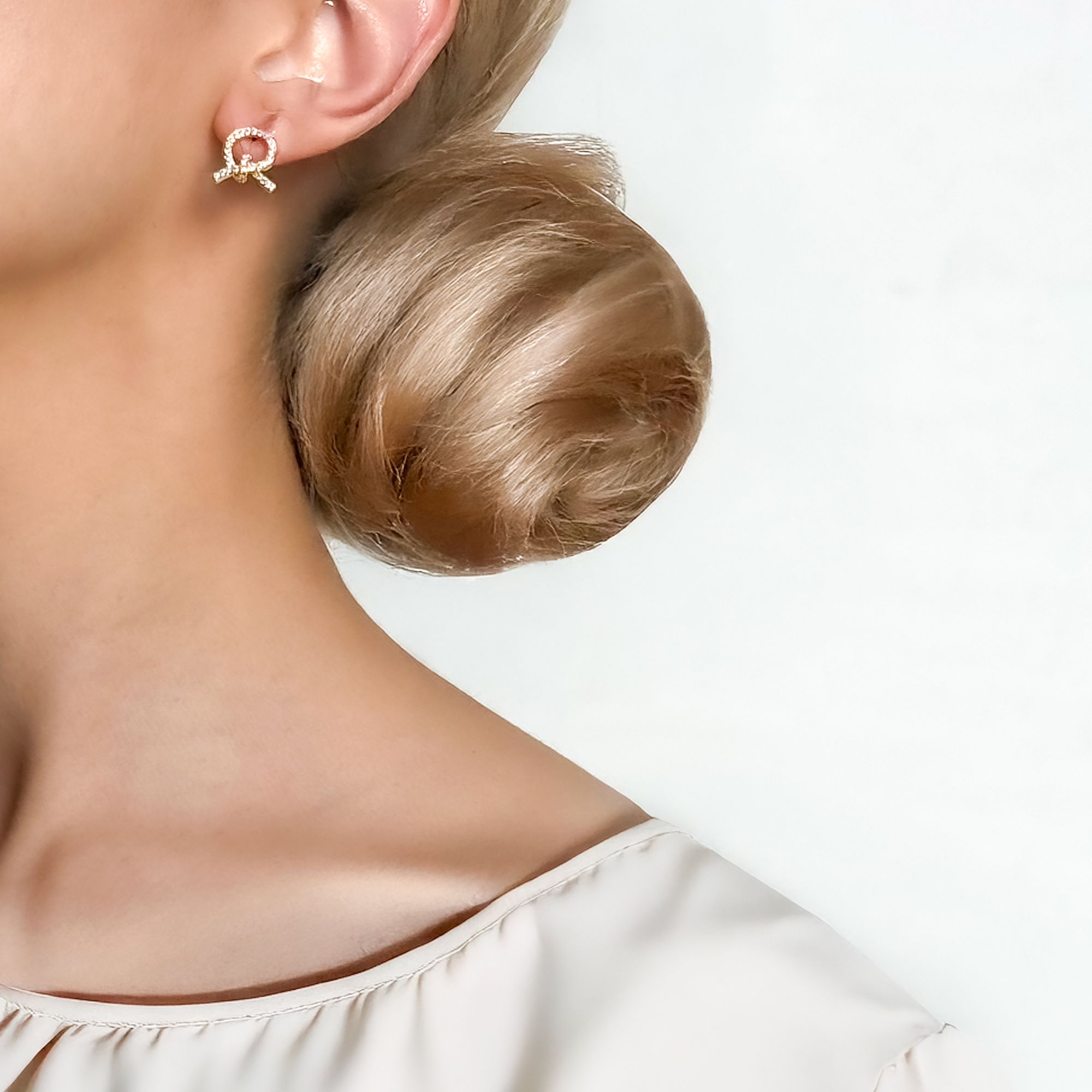 릴리골드 샬롯 14k 18k 금 귀걸이 - 상세 이미지 4