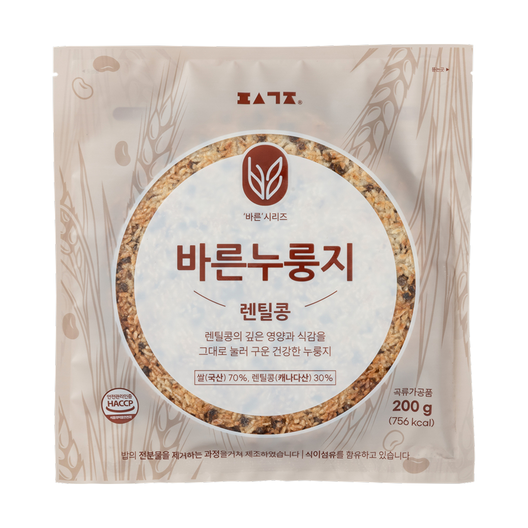 편식공장 저당밥 식단 바른누룽지 렌틸콩 5개입 (1kg) - 상세 이미지 5