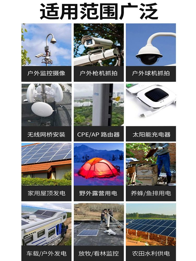 발전 보드 가정용 판넬 태양광 패널 전지 충전 단결정 30W 패널 12V 20cm - 상세 이미지 4