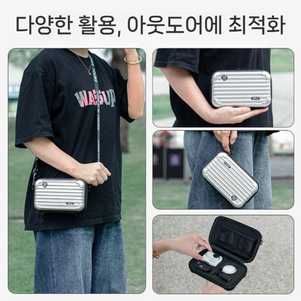 인스타360 Go 3s 가방 스토리지백 하드 쉘 액세서리 보관 파우치 핸드백 - 상세 이미지 3