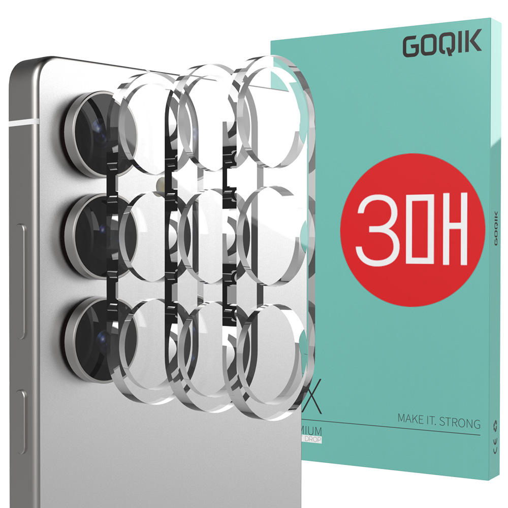투명 카메라보호 풀커버 강화유리 2.5D플러스 액정필름 갤럭시S25 플러스, 3매입 - 메인 이미지