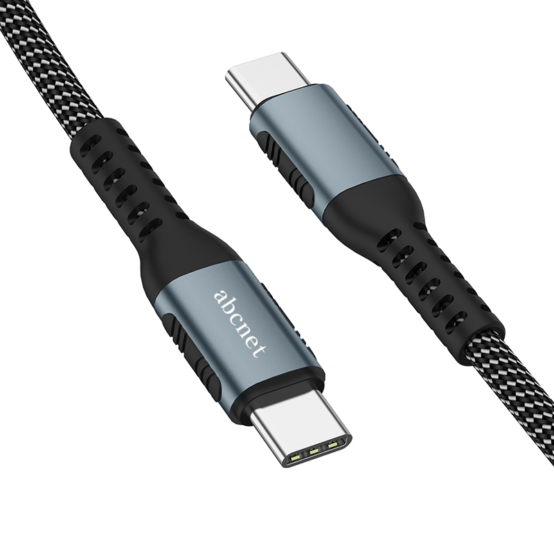 ABC넷 C to C 타입 PD 초고속충전 케이블 100w 검정 0.5M - 상세 이미지 2
