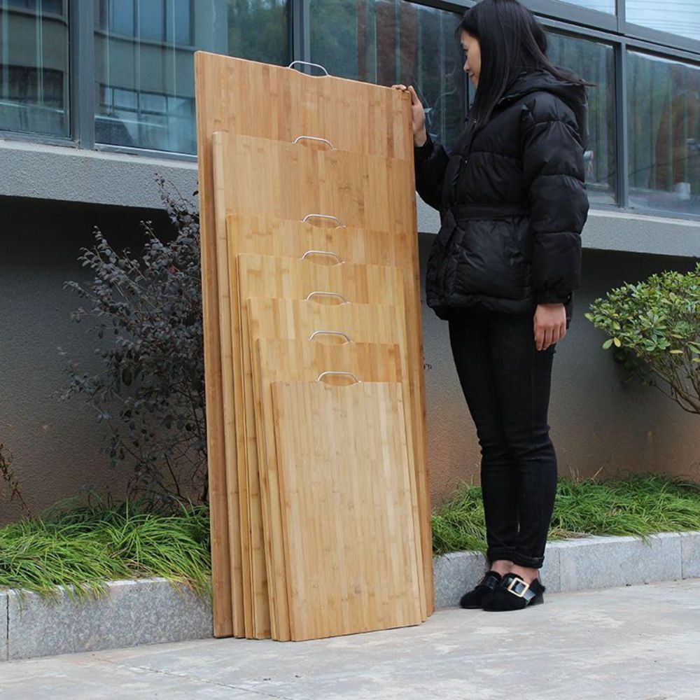 나무도마 반죽판 주방 작업대 플레이팅 대형 대나무 업소용 베이킹 밀가루 상판 길이 80x폭 50x두께 1.8(프리미엄) - 상세 이미지 2