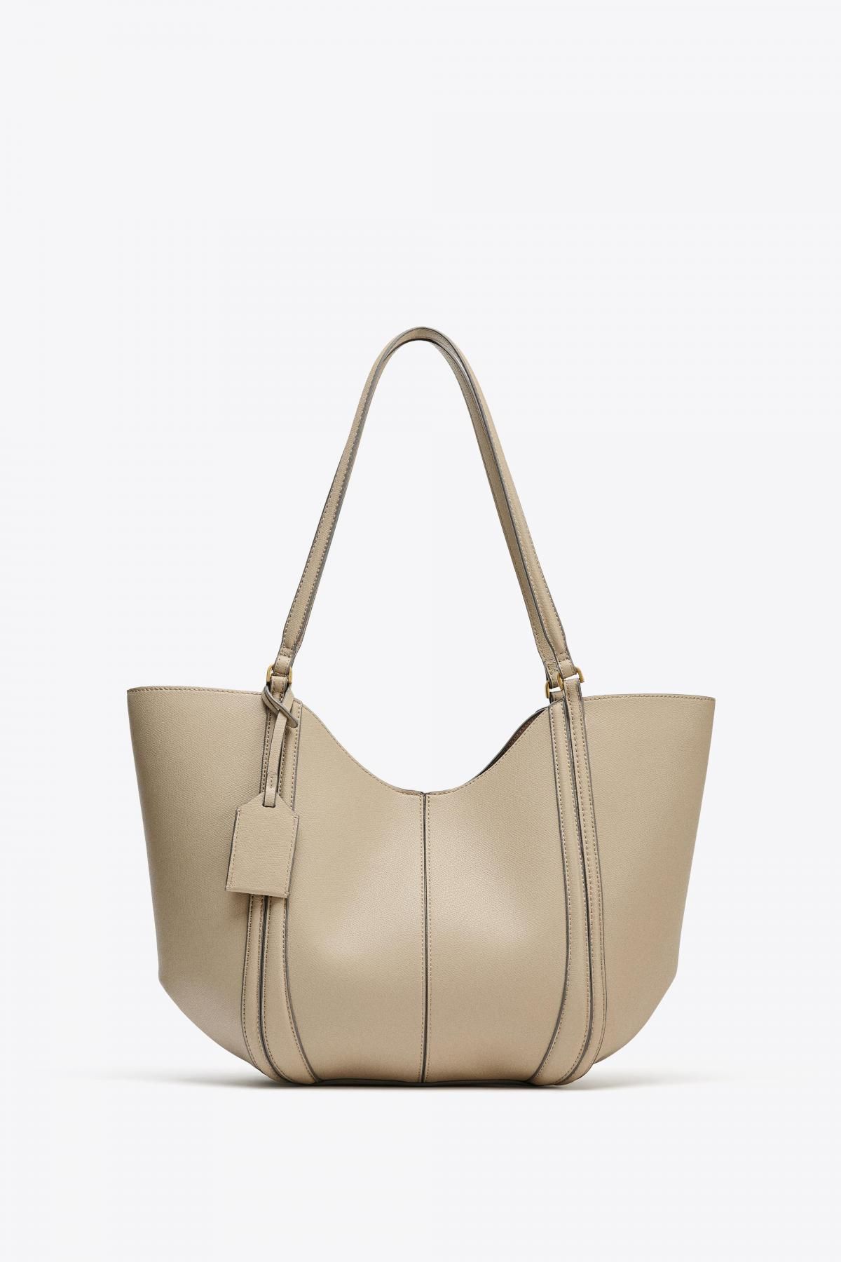자라 베이직 베이지 맥시 토트백 6032/610 BEIGE - 상품 이미지