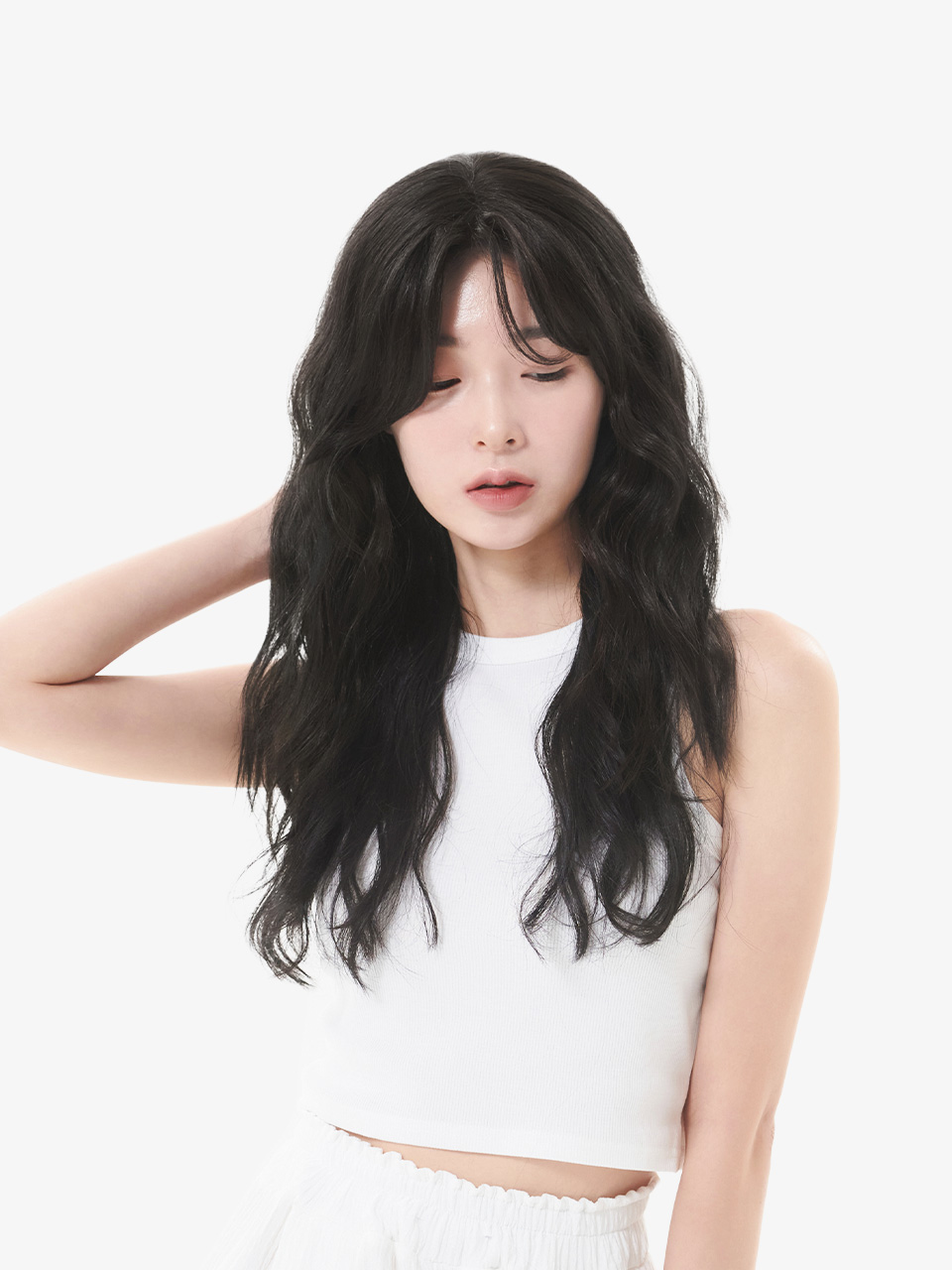 탑커버 정수리가발 사이드뱅 젤리펌 히피 빈티지 에린 - 상품 이미지