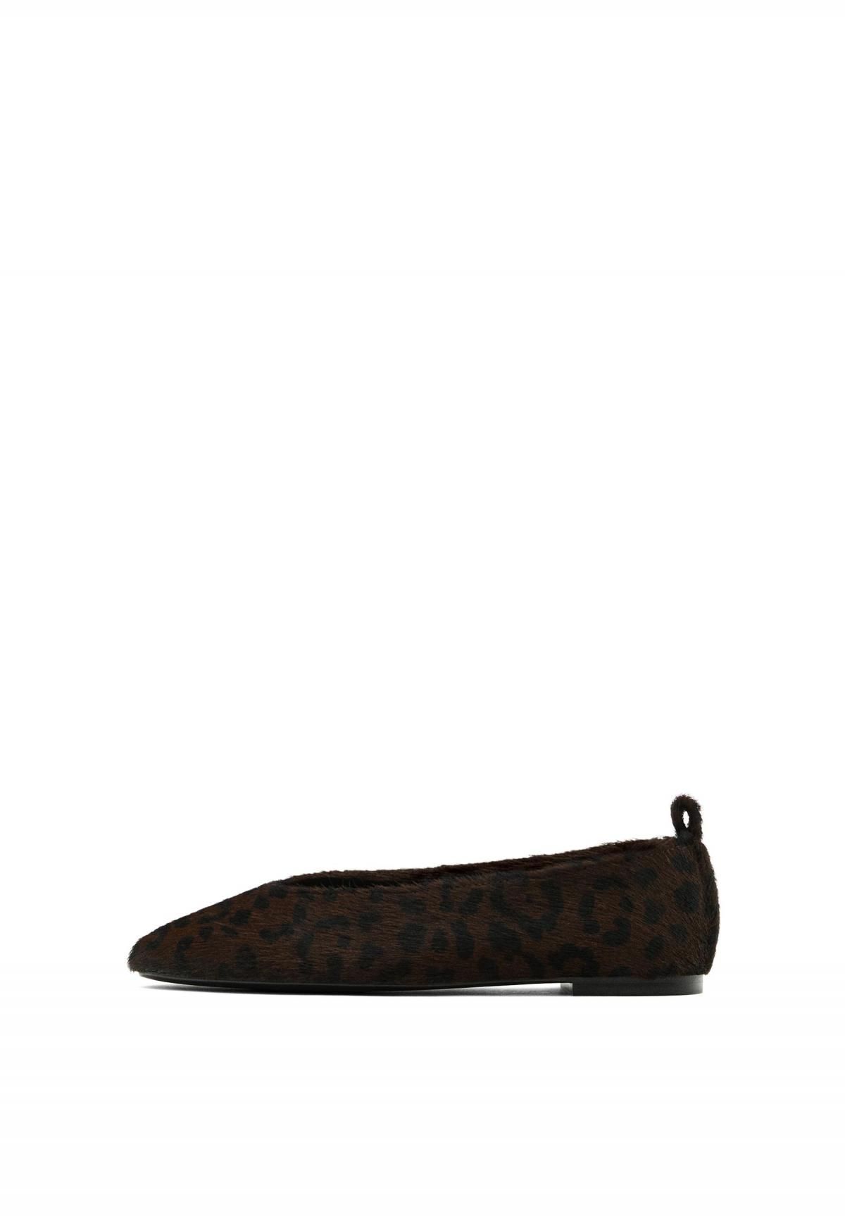 마시모두띠 애니멀 프린트 페이크퍼 발레리나 플랫슈즈 1526/650 LEOPARD - 상세 이미지 4